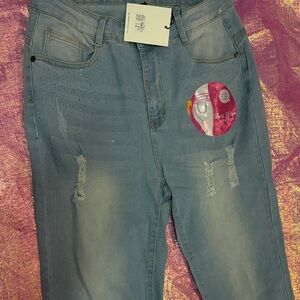 Trendy Light Blue Boyfriend Jeans